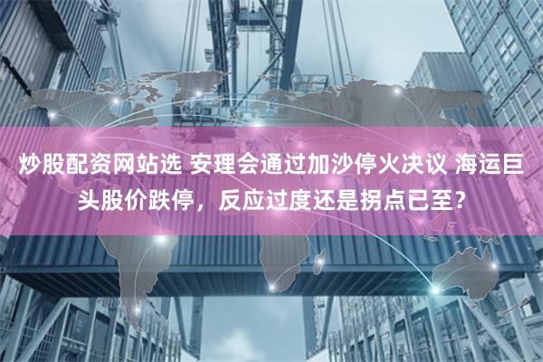 炒股配资网站选 安理会通过加沙停火决议 海运巨头股价跌停，反应过度还是拐点已至？
