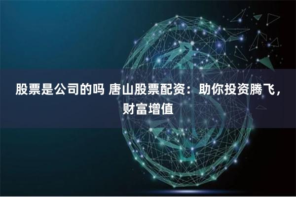 股票是公司的吗 唐山股票配资：助你投资腾飞，财富增值